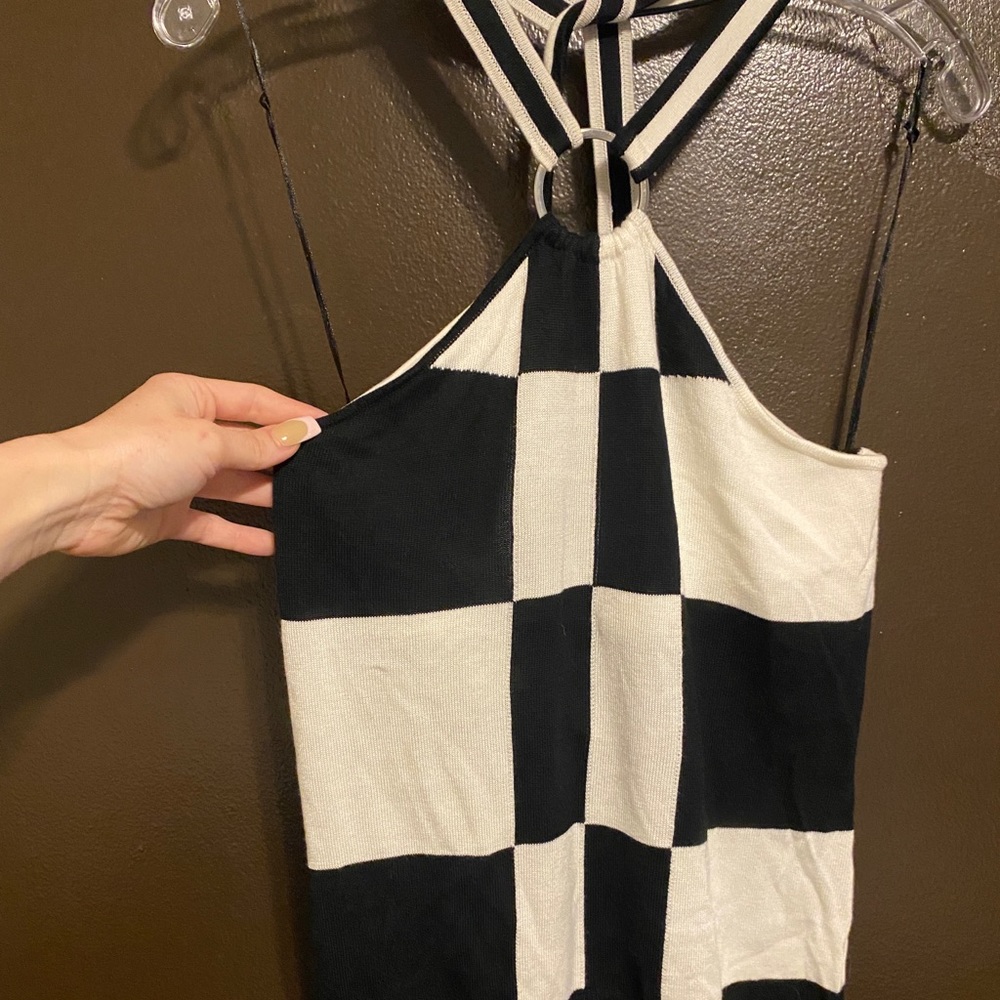 Halter top with built in bandeau
